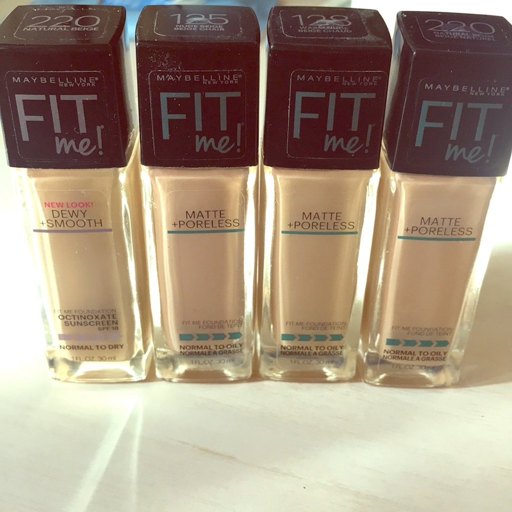 Maybelline foundations